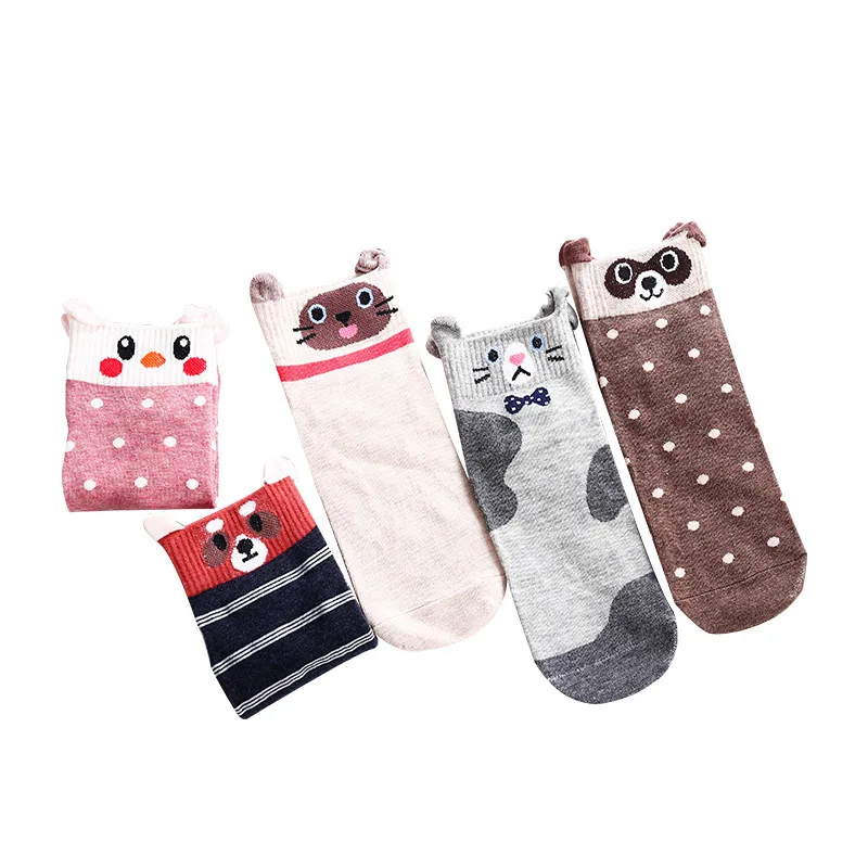 Woman Funny Cute Socks Women Cartoon Lovely Cotton Directly Plate Spring Harajuku | Женская одежда
