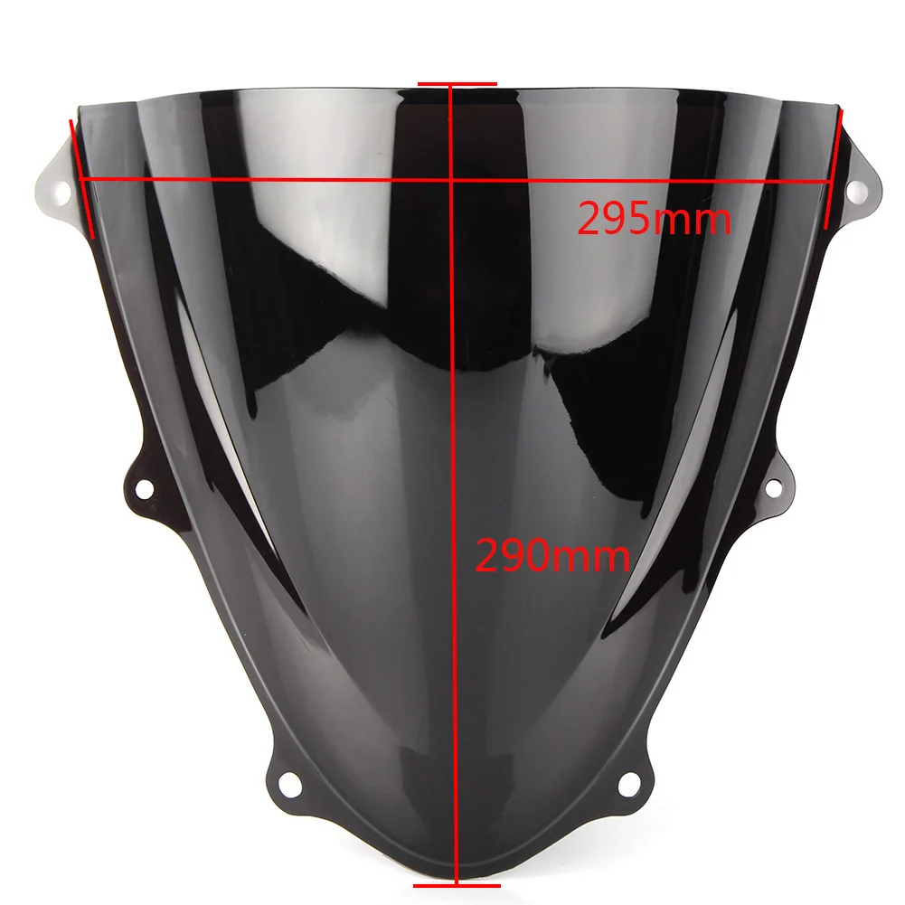 Motorcycle Windshield Double Bubble ABS Windscreen For Suzuki GSXR 600 750 2011 -