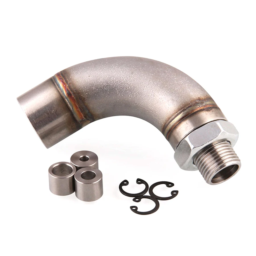 J Style M18x1.5 Thread Oxygen Sensors 90 Degree Restrictor Fitting with