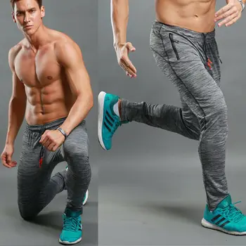 

Men Sport Pants Long Trousers Tracksuit Fitness Workout Joggers Gym Sweatpants