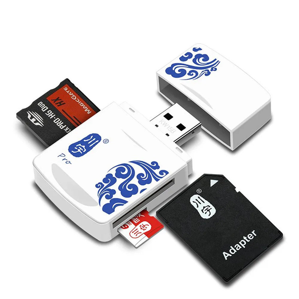

Kawau Mini Portable USB 2.0 TF Memory Card SD MS Card Reader for Computer Tablet PC TF SD MS Card Reader