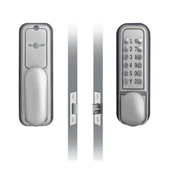 

Mechanical Digital Door Lock Waterproof Zinc Alloy Push Button Keyless Entry Code Combination Lock Security Furniture Hardware