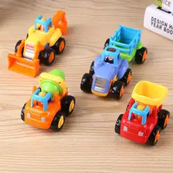 От 2 до 3 лет дети мини Инженерная модель автомобиля инерции самосвал трактор игрушечные транспортные средства для детей подарок