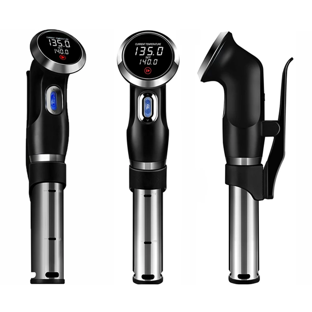 

LBER Eu Plug Vacuum Slow Sous Vide Food Cooker 1500W Powerful Immersion Circulator - Lcd Digital Timer Display Stainless Steel
