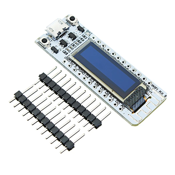 

NEW ESP8266 WIFI Chip 0.91 Inch OLED CP2014 32Mb Flash Internet Development Board ESP8266 WIFI NodeMcu Module For Arduino