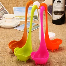 

6 colors creative Nessie in Spoon Tableware Ness Lake Monsters cooking kitchenware utensils Kitchen tools spoon D0012