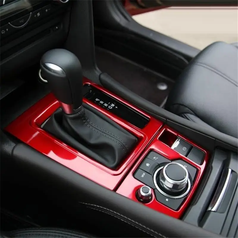 

Chromium Modified Cup Gear Interior High-Grade Sticker Strip Accessories Covers Trim Car Styling Mouldings 17 FOR Mazda Axela