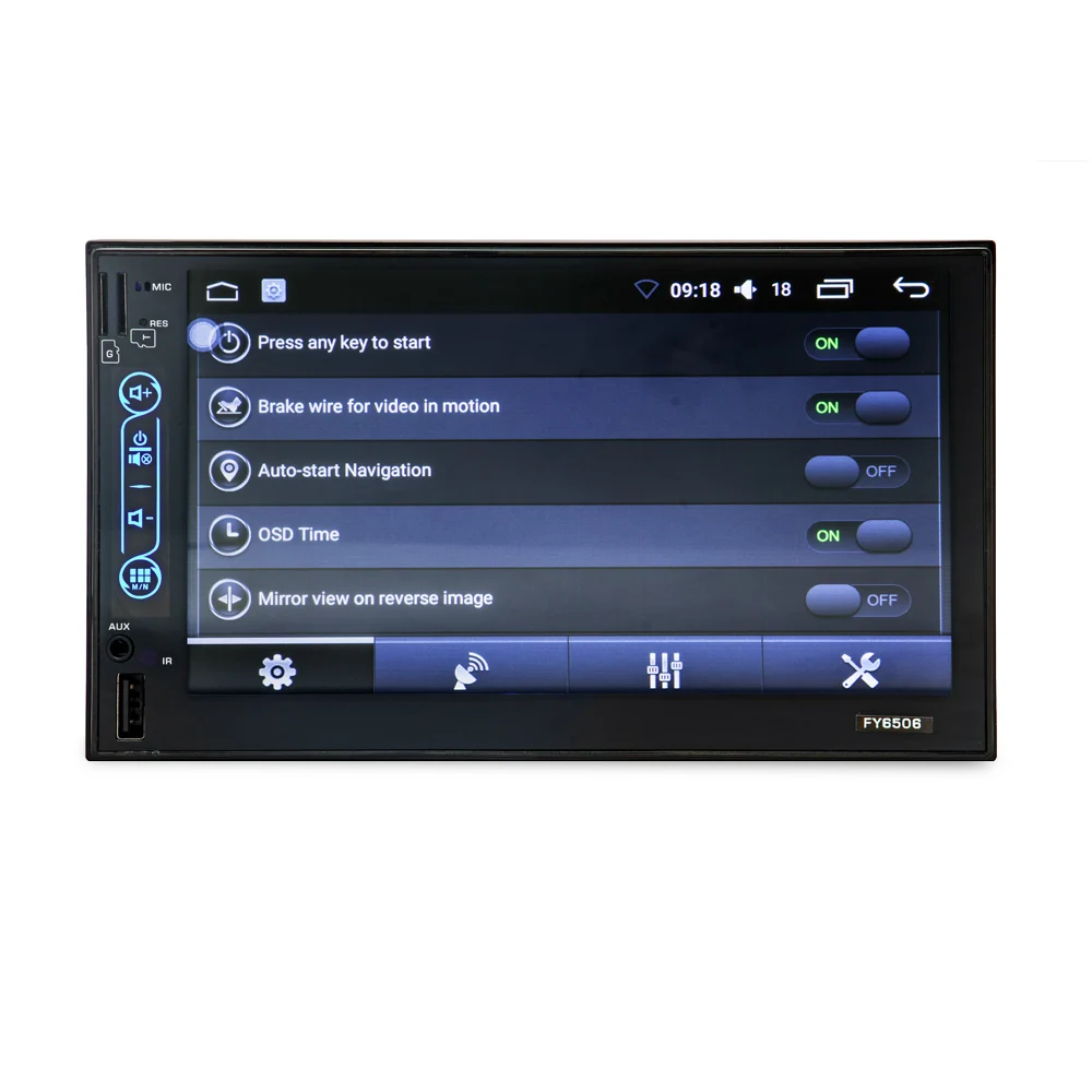 Sale Fy6506 7 inch Hd Android 6.0 2Din Car Stereo Radio Mp5 Player Gps Navigation Bluetooth 2