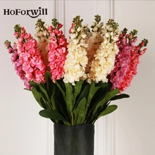 

6 Pcs Long Violet High Quality Artificial Flower Wedding Decoration Silk Flowers Hot Sale Romantic Style Home Decorative Flowers