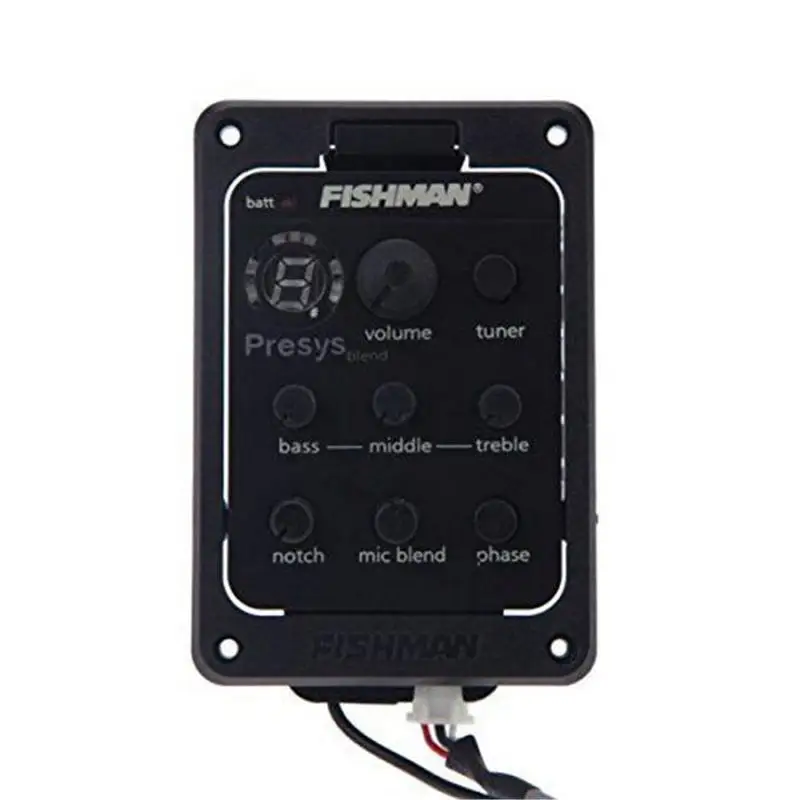 Fishman 301 Mic Blend Dual Mode Pickup Guitar плата предусилителя EQ тюнер Piezo звукосниматели