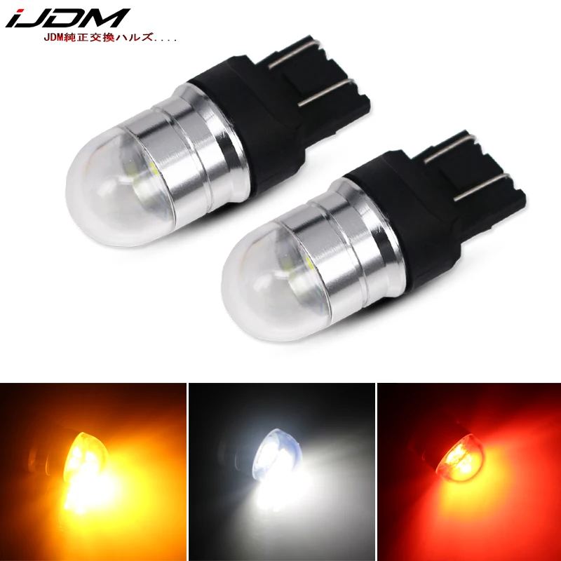 IJDM P21W Светодиодная лампа T20 PY21W W21W W16W T15 7443 W21/5W 7440 BAU15S автомобильная T25 ba15s bay15d DRL 12 В