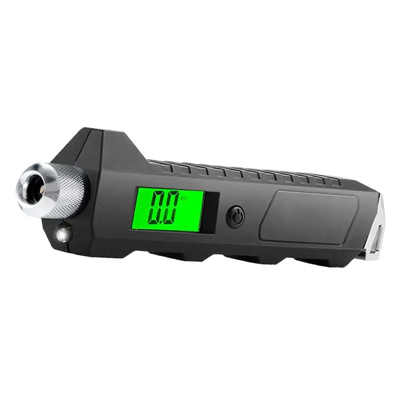 Цифровой манометр для шин 230 PSI 4 настройки сверхмощный нескользящий Автомобиль Мотоцикл велосипед с большой подсветкой ЖК-фонарик