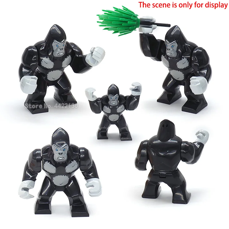 

Orangutan Assembly Model Building Blocks Small Particles With Legoinglys City Forest Zoo Series Diy Figures Give Children Toys