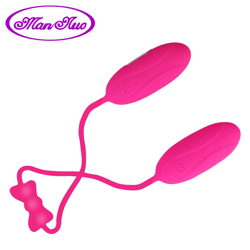 Double End Dildo Vibrators Massager G spot Vibrator Sex Toys for Lesbian Vaginal Vibration Egg Anal Plug Adult Woman | Красота и