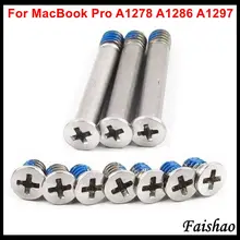 Faishao 50sets New For Apple MacBook Pro 13″ 15″ 17″ A1278 A1286 A1297 Bottom Case Cover Screws Set Replacement