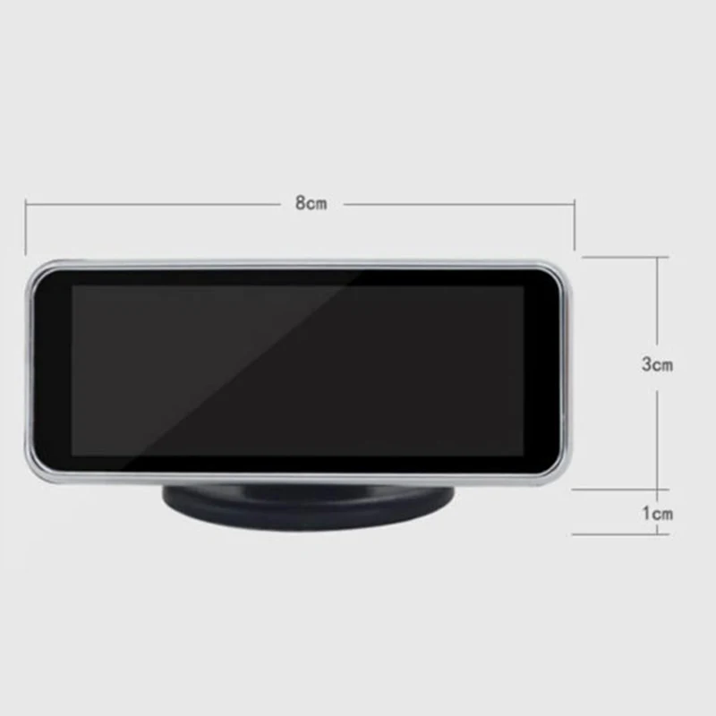 Sensor de aparcamiento 8 sensores coche de marcha atrás Radar aparcamiento coche Detector asistencia aparcamiento Radar reverso