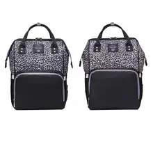 Lequeen принт водостойкий Мумия сумка для подгузников вместительные, для будущих мам для кормления ребенка рюкзак для подгузников