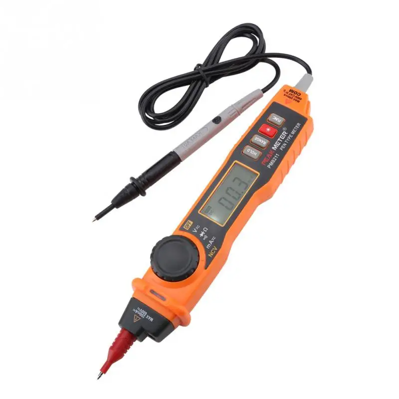 PEAKMETER PM8211 Ручной бесконтактный Электрический цифровой тестер напряжения
