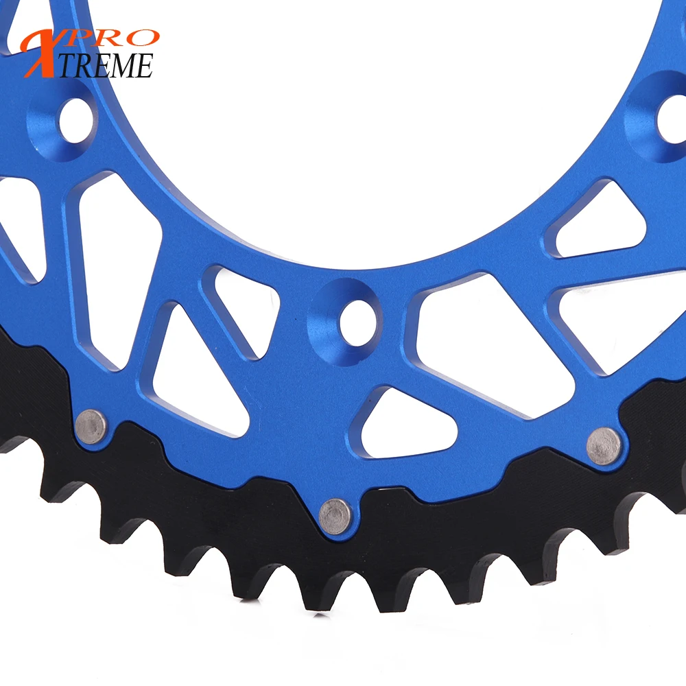 Задняя звездочка цепи 44 46 47T 48T 49T 50 T 51T 52T для YAMAHA YZ125 YZ250 YZ 125 250 TTR230 WRF YZ250F YZ400F YZ450F YZF 426