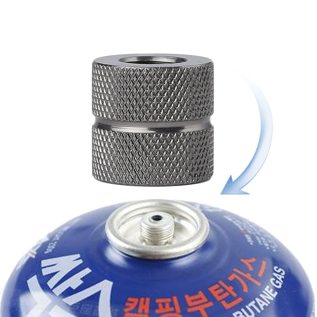 

Flat Cylinder Tank Inflatable Refill Adaptor Home Gas Filling Tank Outdoor Tool Accessory Metal Gas Stove Convertor Camping