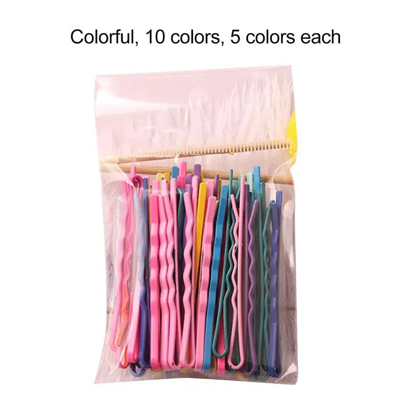 

For Women Hair Clip Accessories Hair Clips Curly Wavy Grips Hairstyle Hairpins Net Red Side Tiara Seven Color Hair Clips Hot