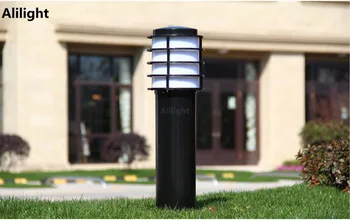 

Modern Lawn Light Garden Lights Outdoor Lighting Street Plaid Lamp Waterproof Aluminum E27 Black Landscape Lamp Fixtures