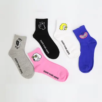 Korean Harajuku Novelty Lovers Cartoon Socks Funny Money Eyes Smile OK Dog Button Pattern Socks Women's Men's Cotton Sock
Korean Harajuku Novelty Lovers Cartoon Socks Funny Money Eyes Smile OK Dog Button Pattern Socks Women's Men's Cotton Sock