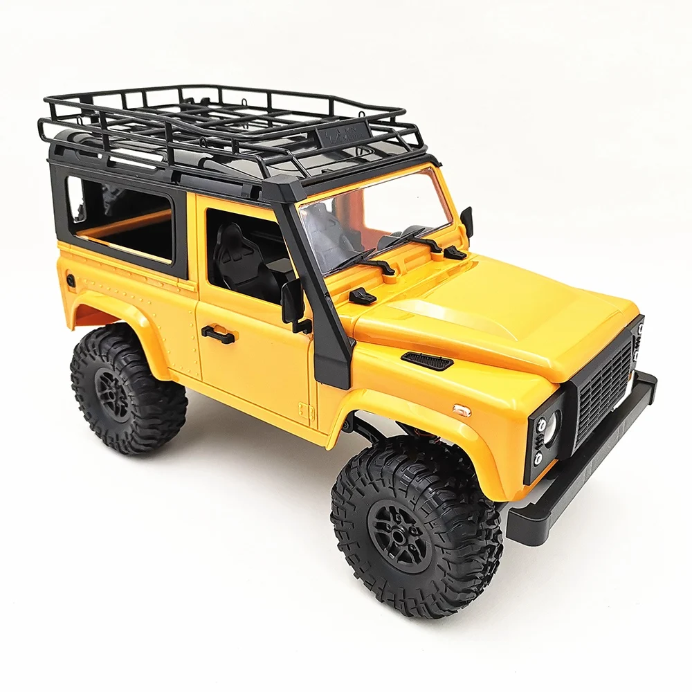 Mn-90 1/12 2.4G 4Wd 15Km/H Rc Car With Front Led Light 2 Body Shell Rock Crawler Truck Rtr Unisex Remote Control Rc Truck Toys