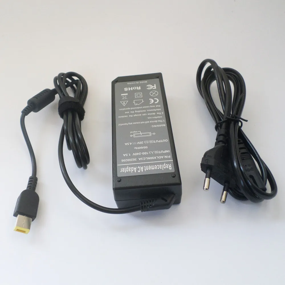 

90w AC Adapter For Lenovo ThinkPad X1 Carbon 3460-AWU 3460-AVU 3460-AYU 3460-5BU 3460-23U 3460-25U 3460-34U Power Supply Charger