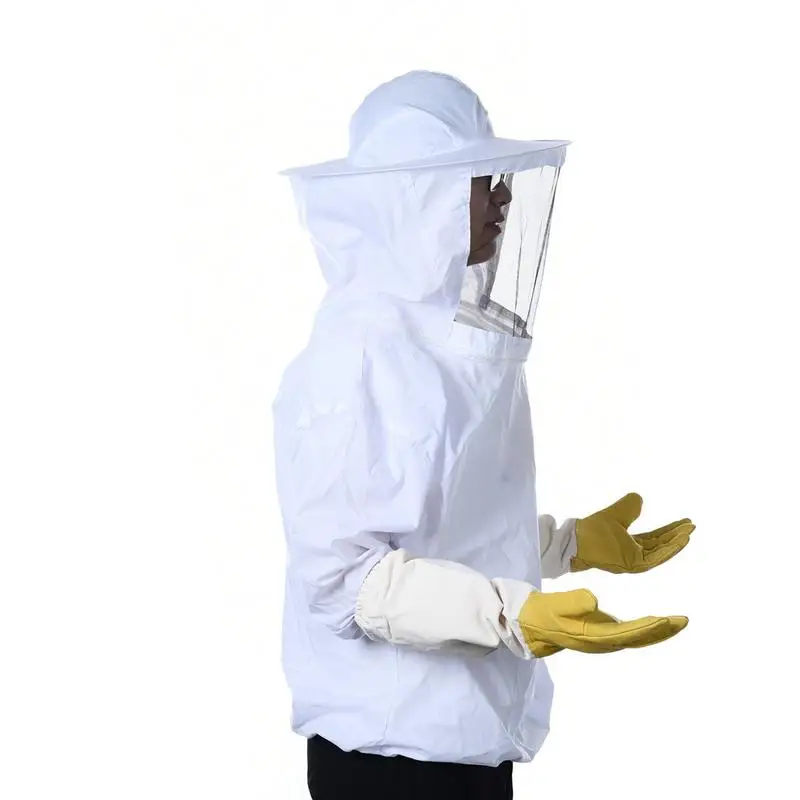 Дышащий пчелиный костюм пчелы профессиональные перчатки для удаления пчелы всего тела шляпа одежда Jaket защитный костюм оборудование для пчеловодства