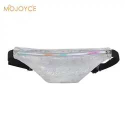 Обувь для девочек новая мода Малый Fanny Pack Многоцелевой лазерный с аллигаторовой текстурой для женщин Повседневное поясные сумки груди