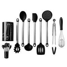 ITECHOR ECO 9 шт./лот детские силиконовые кухонные приборы ролевые игры игрушки набор для мамы кухонная посуда для дома