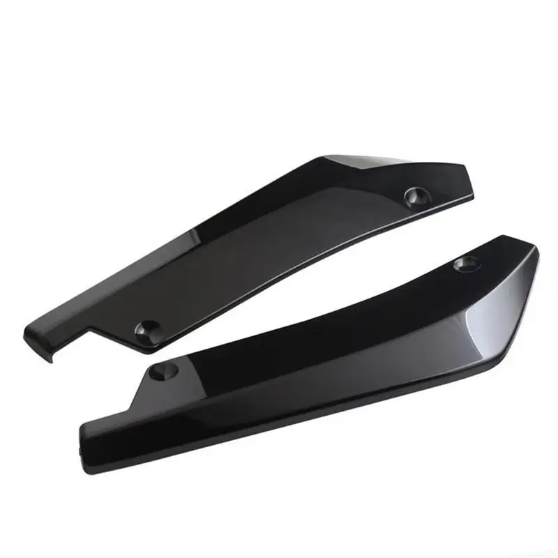 

Car Universal Rear Bumper Spoiler Canards Diffuser Car Side Scratch Protector Black Rear Lip Wrap Angle Splitters Modification