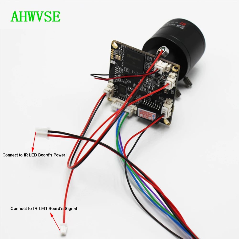 HD варифокальный объектив 2 8 12 мм IP камера модуль PCB плата аудио вход с внешним
