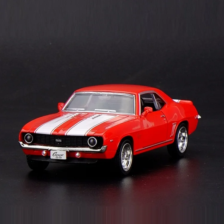 

High Simulation Exquisite Die-casts&Toy Vehicles: RMZ city Car Styling 1969 Chevrolet Camaro SS 1:36 Alloy Car Model Toy Cars