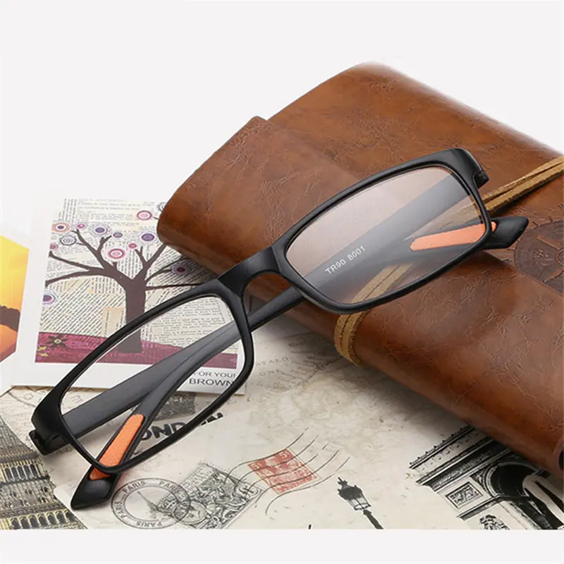 Очки для чтения KUJUNY из смолы TR90 мужчин и женщин ультралегкие пресбиопические при