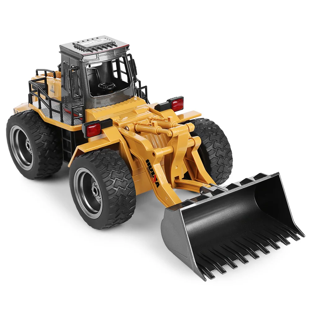 

HUINA 1:18 Scale 2.4GHz Wireless 6CH Remote Control Toy RC Engineering Car Alloy Truck Construction Vehicle