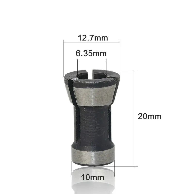 3 шт. Высокая точность цанговый патрон Набор 6 мм 6,35 мм 8 мм для гравировки обрезки машины электрический маршрутизатор