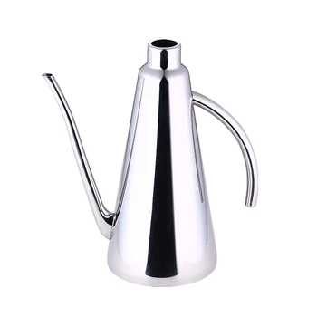 

304 Stainless Steel Oil Pot Dustproof Insect Proof Leak Proof Cover Long Mouth Bottle Creative Kitchen Cooking Storage Bottle