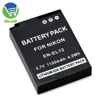 

EN-EL12 Battery for Nikon KeyMission 170 360 COOLPIX W300s A900 A1000 B600 AW100s AW110s AW120 AW130 P300 P340 P330 S9500 Camera
