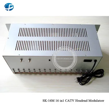 

16 in 1 catv SK-16M headend adjacent modulator, PLL Controlled Oscillator, with PLL circuitry,for hotel/school/dormitory RF catv