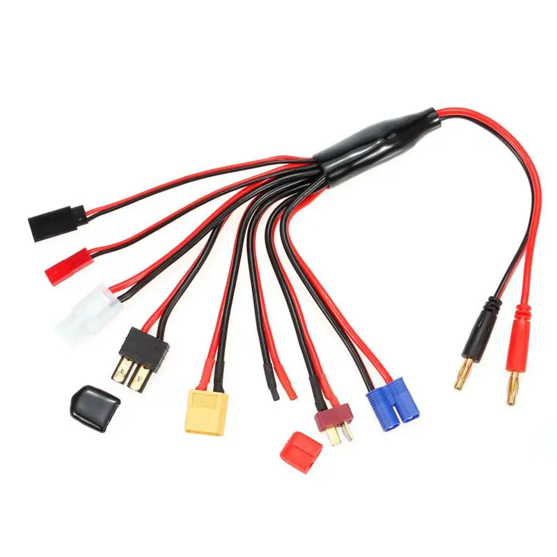 8/10 In 1 Lipo Battery Charger Multi Charging Plug Convert Cable For RC Car For Rechargeable Battery-powered Aircraft Model