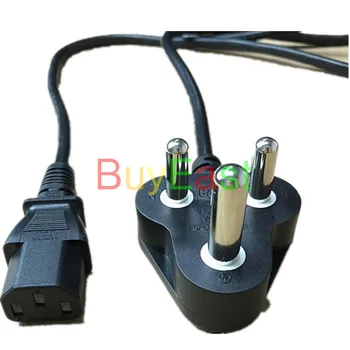 

Lot 5 INDIA, Sri Lanka Plug 3 Prong Power Cord Cable 1.8M for Desktop Printers Monitors 10A 250V