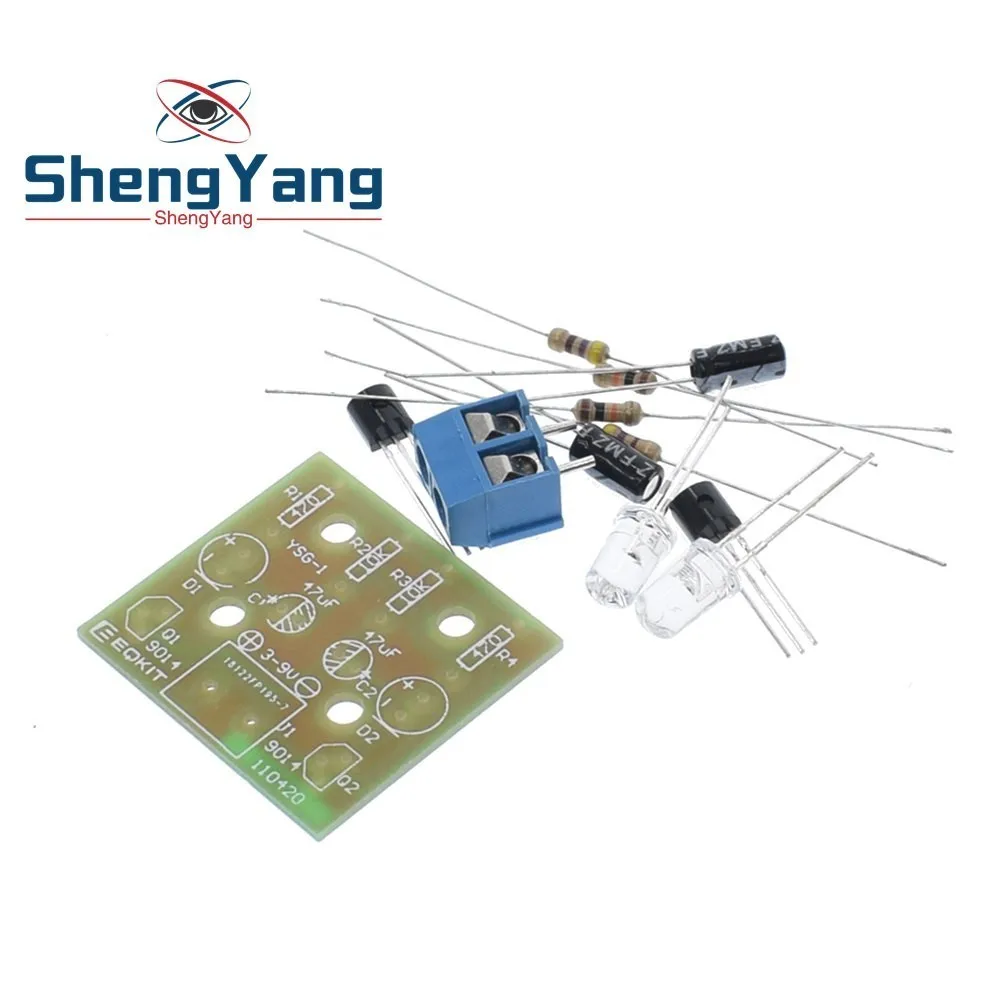 

Simple LED Flash DIY Kits Circuit Electronics DIY Electronic Suite 1.2mm Parts for Arduino Flash LED Kit Electronic DIY Kit