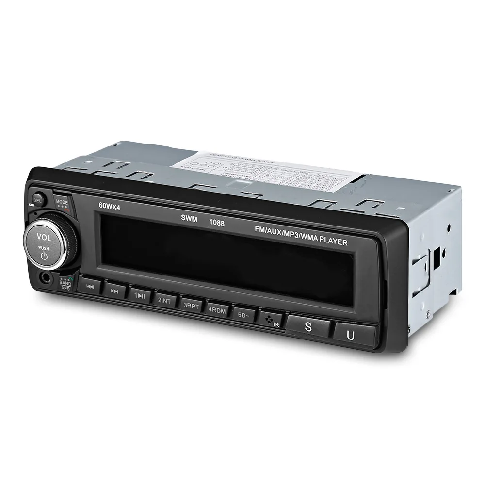 Bluetooth автомобильный аудио стерео 60WX4 Радио 12 В в с AUX входом fm радио TF слот для карт
