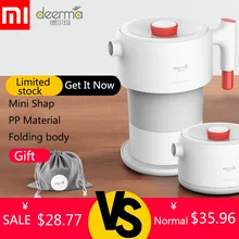 Xiaomi Deerma Electric kettle Folding Water Kettle Smart Flask Pot Auto Power-Off Protection 0.6L Kettle Teapot For Travel Home Xiaomi Deerma Electric kettle Folding Water Kettle Smart Flask Pot Auto Power-Off Protection 0.6L Kettle Teapot For Travel Home
