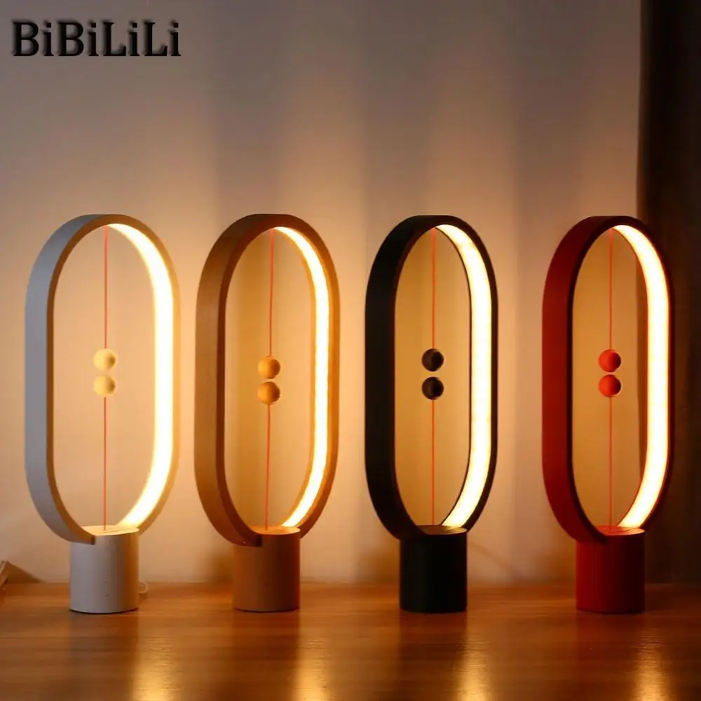 

2018 New LED Light Heng Balance Lamp Indoor Table Night Light Decoration Eye Protection Study Light For Christmas