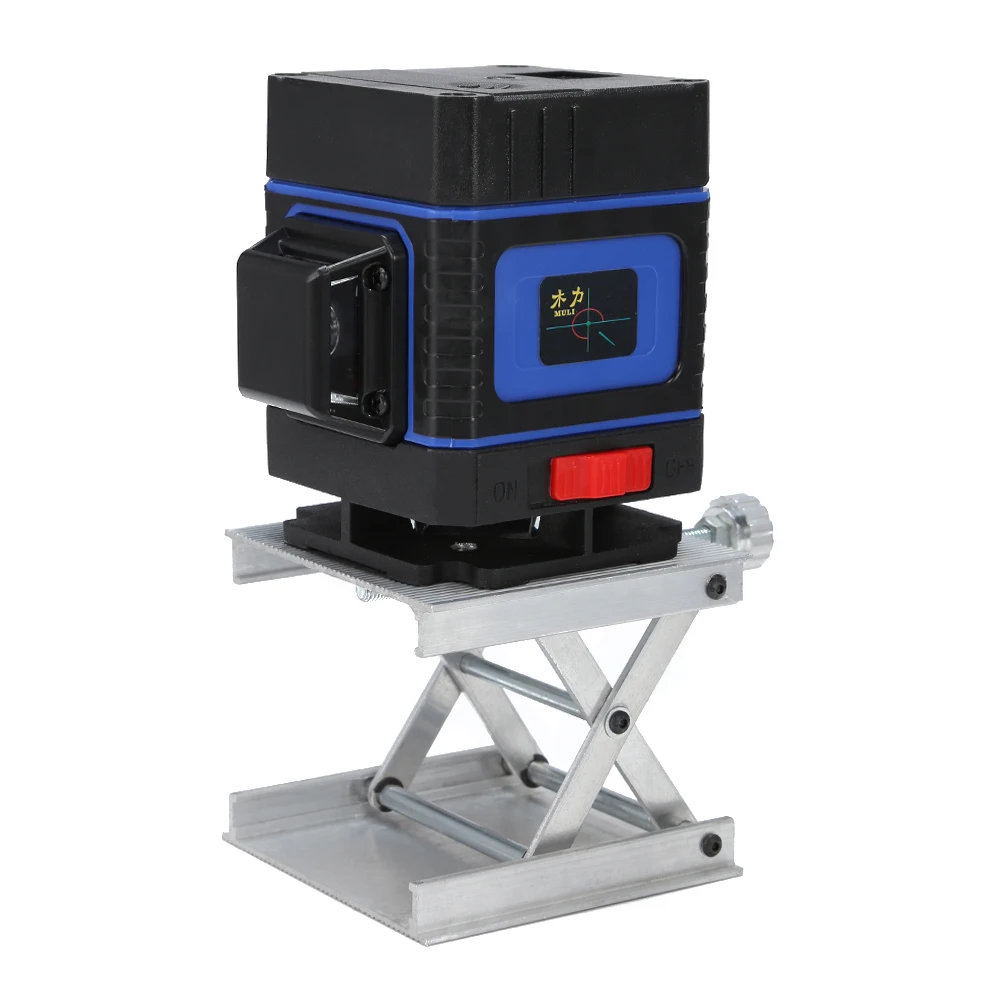

3D 12 Lines Affixing Instrument Green Light Floor Level With Remote Control Portable Laser Levels with Adjustable Bracket