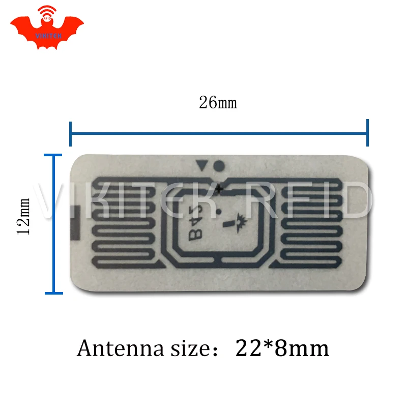 Impinj B42 наклейка UHF RFID инкрустация 860-960 МГц Monza4 915 м EPC c1g2 ISO18000-6C можно использовать для RFID бирки и этикетки 1000 шт в рулоне