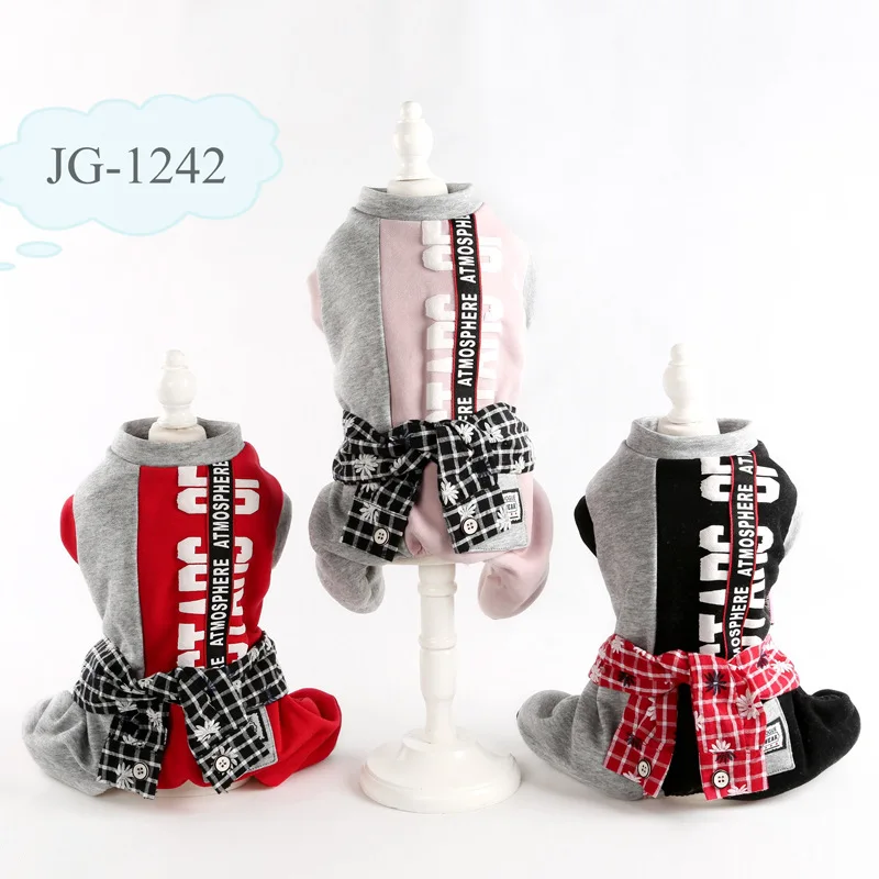 Golden Delicious Baby dog Clothes Autumn And Winter Dress Four The Foot